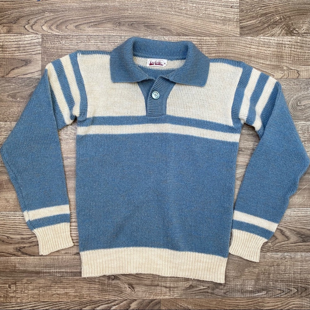 Vintage 1960s 1970s Knit Sweater - Picture 14 of 16